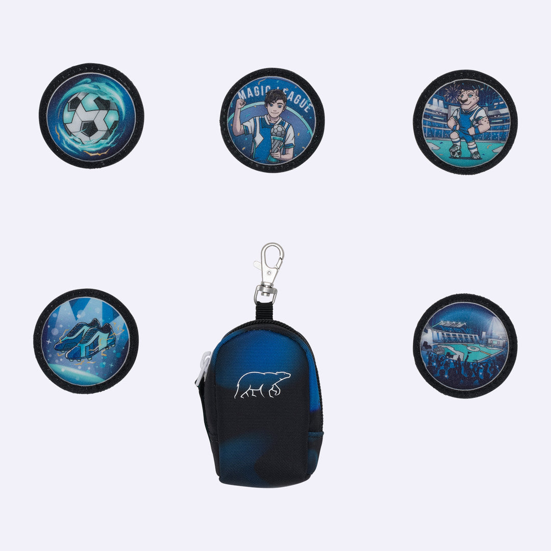 Mini backpack with buttons, Magic League