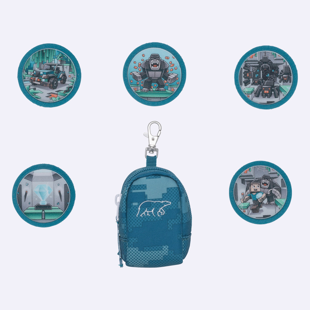 Mini backpack with buttons, Jungle Game