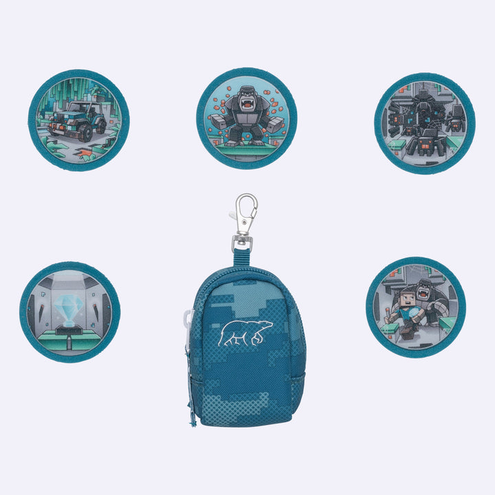 Mini backpack with buttons, Jungle Game