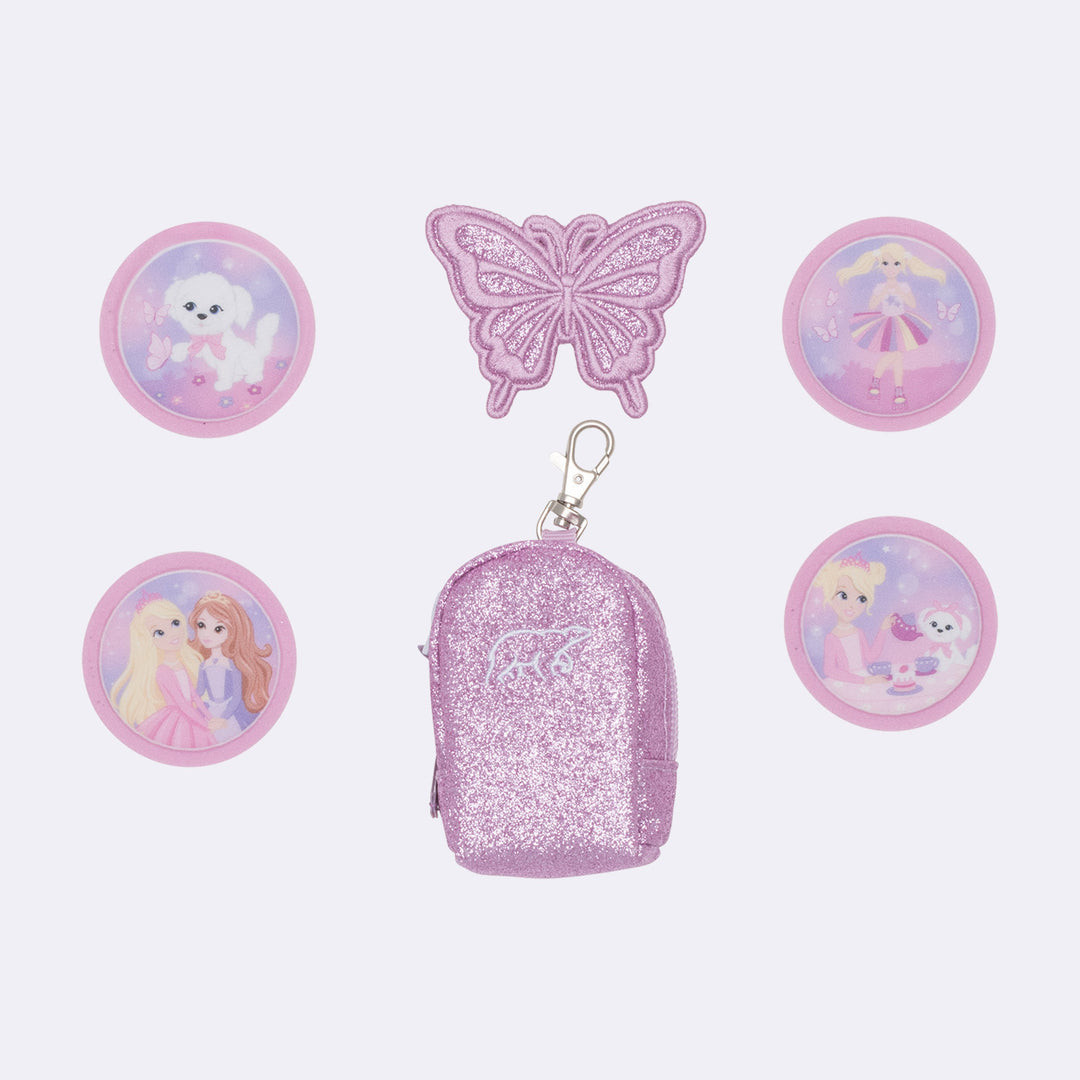 Mini backpack with buttons, Rosie