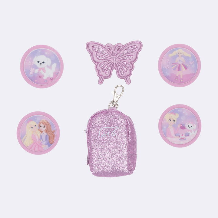 Mini backpack with buttons, Rosie