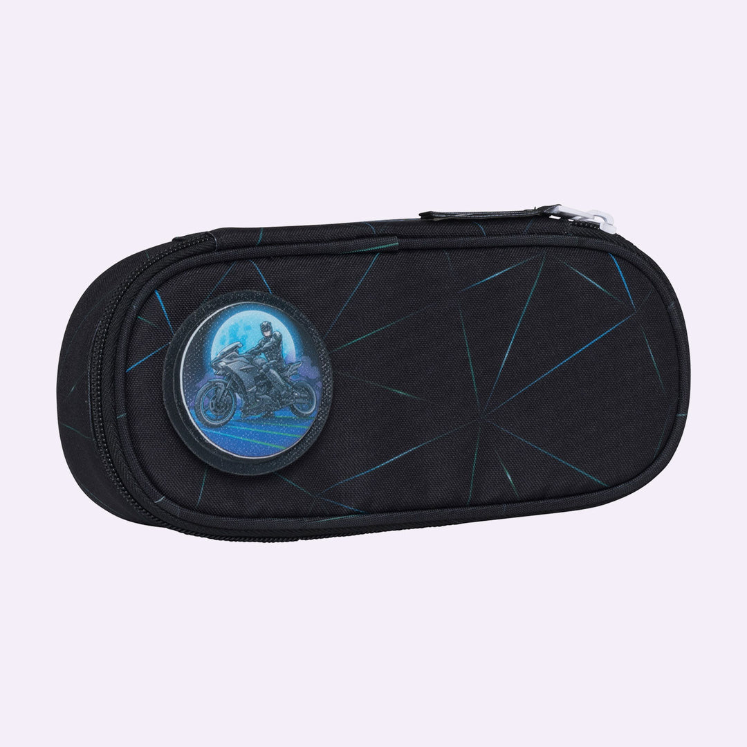 Oval pencil case, Night Rider