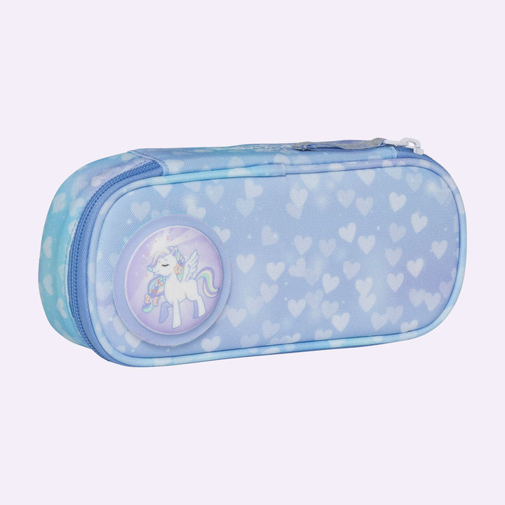 Ovalt pennal, Unicorn Princess Ice Blue