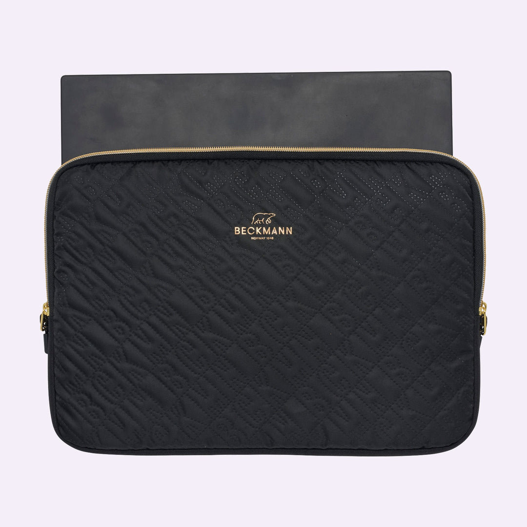 Laptop sleeve, Black Gold