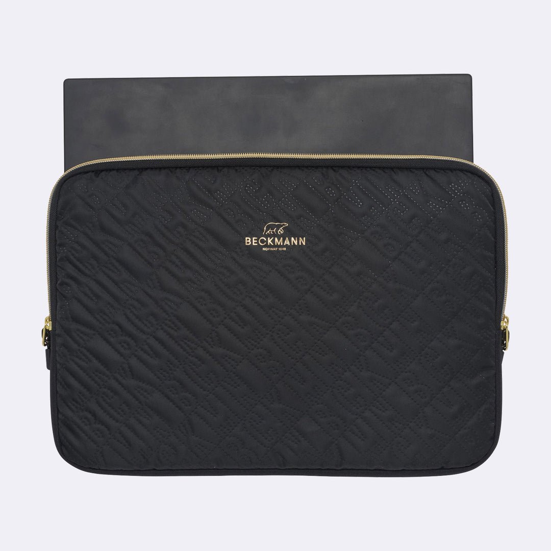 Laptop sleeve, Black Gold