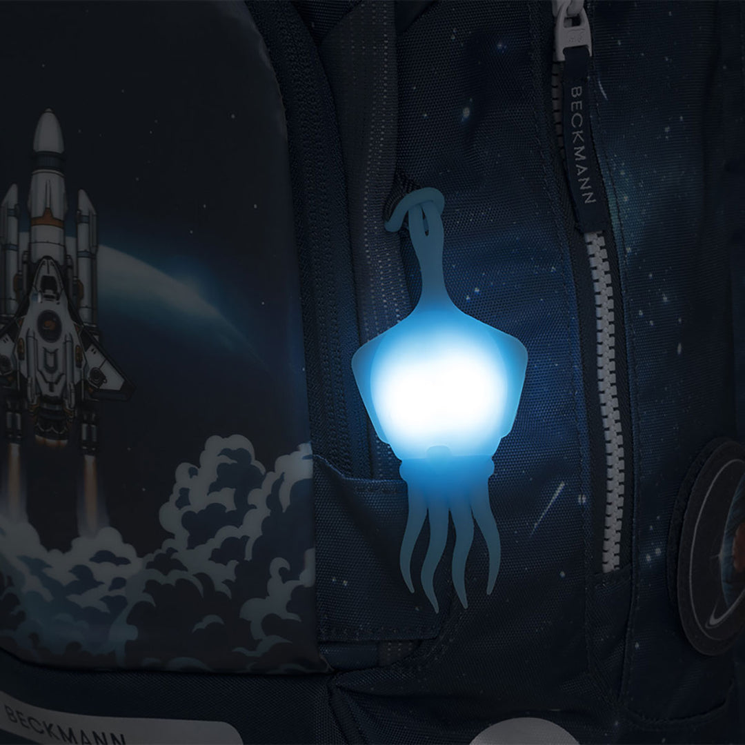 B-SEEN & SAFE LED light, Blue Squid