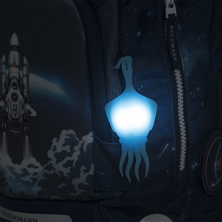 B-SEEN & SAFE LED light, Blue Squid