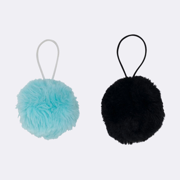 Fur ball, Black/Mint