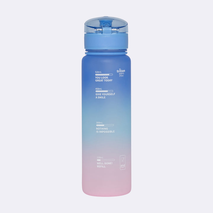 Drikkeflaske 650 ml, Pink Gradient