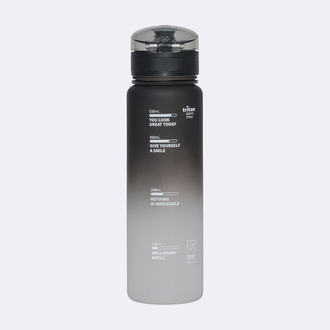 Drikkeflaske 650 ml, Black Gradient