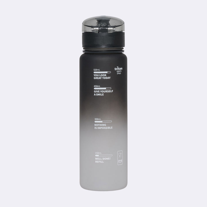 Drikkeflaske 650 ml, Black Gradient