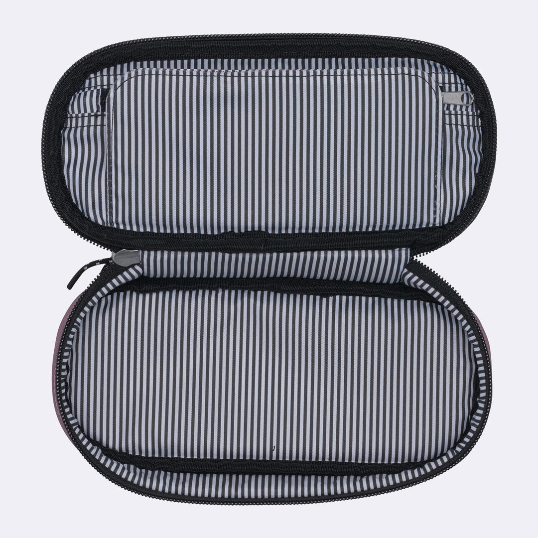 Oval pencil case, Pink Colorblock