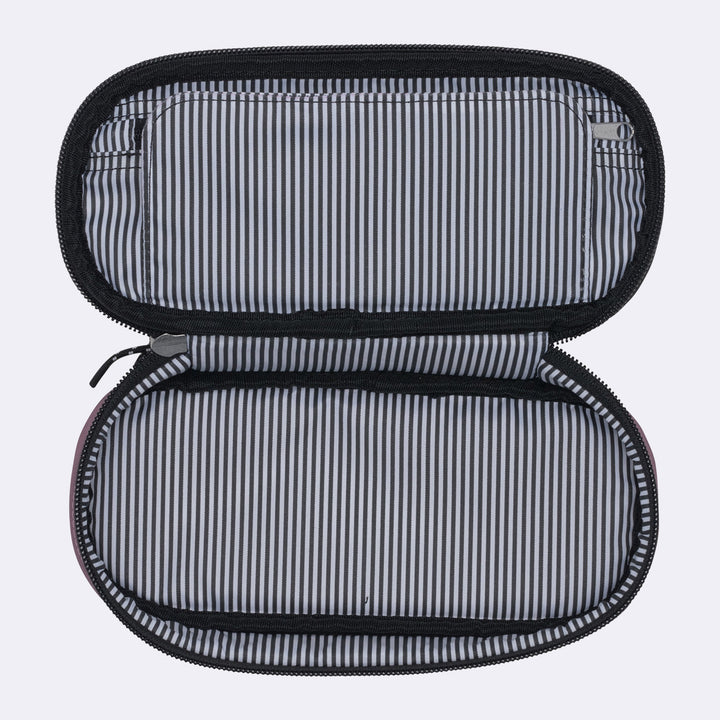 Oval pencil case, Pink Colorblock