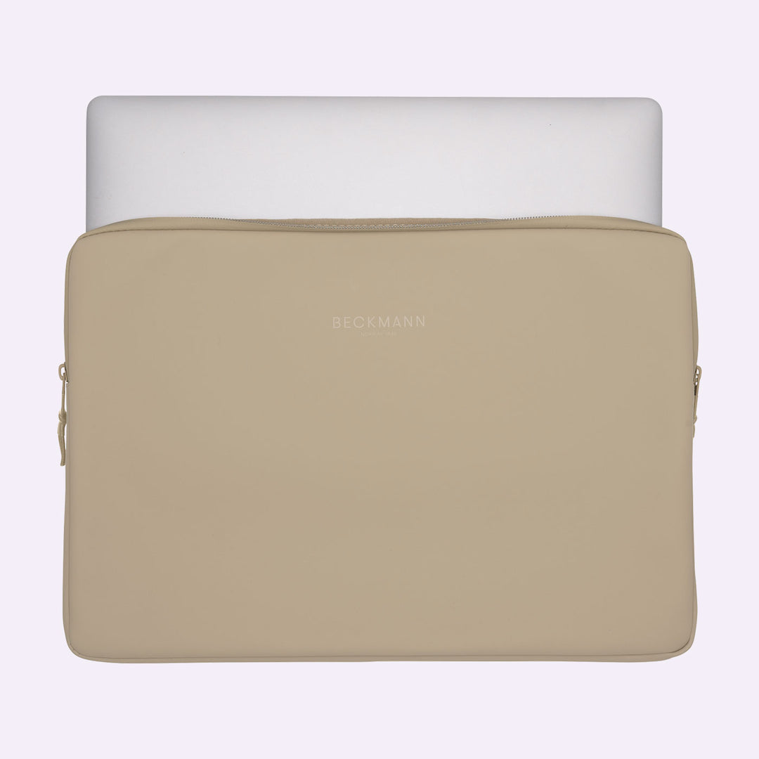 Laptop sleeve large Street, Beige