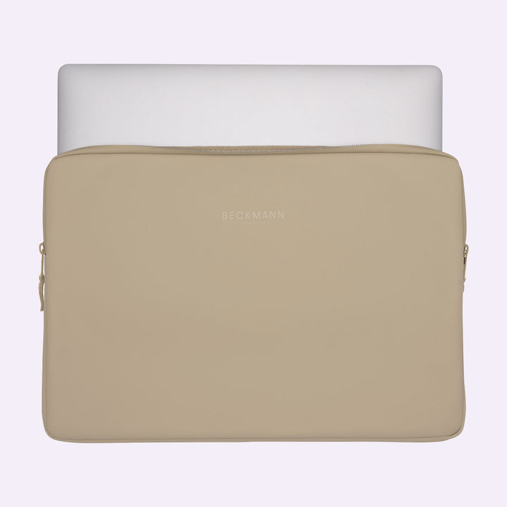 Laptop sleeve large Street, Beige