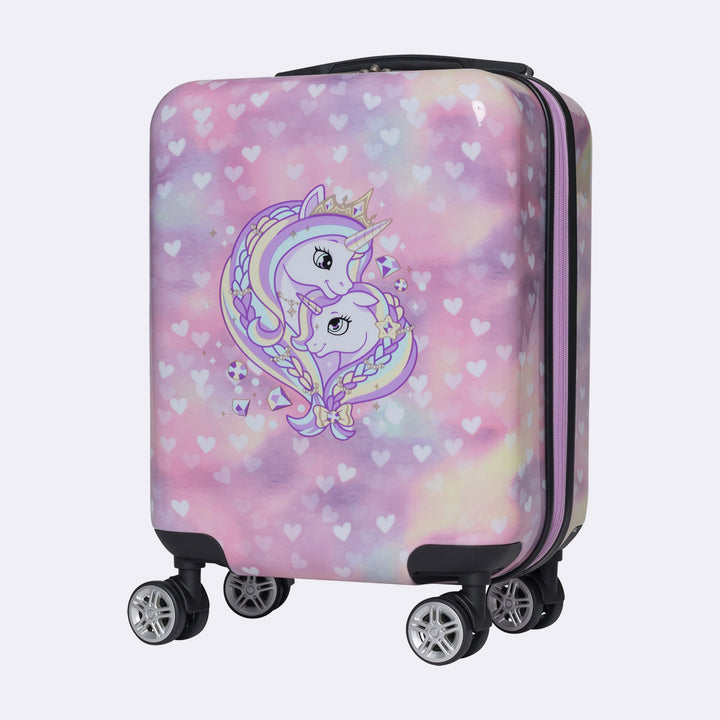 Kinderkoffer Hartschalenkoffer, Unicorn Princess Purple