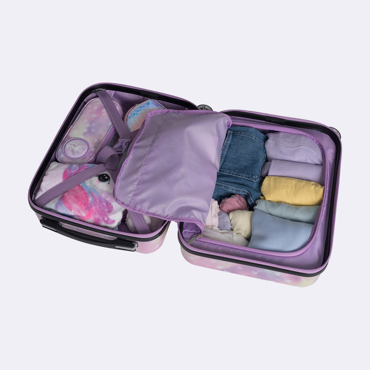 Kinderkoffer Hartschalenkoffer, Unicorn Princess Purple