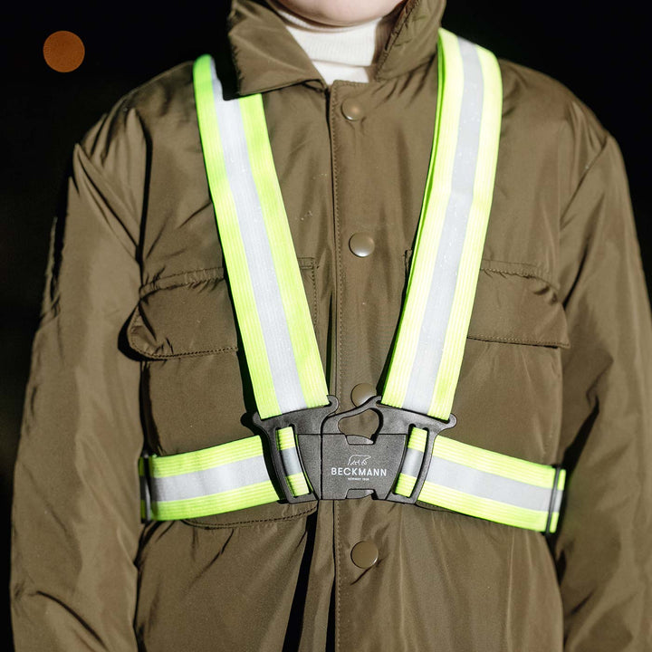 B-SEEN & SAFE reflective harness, Yellow