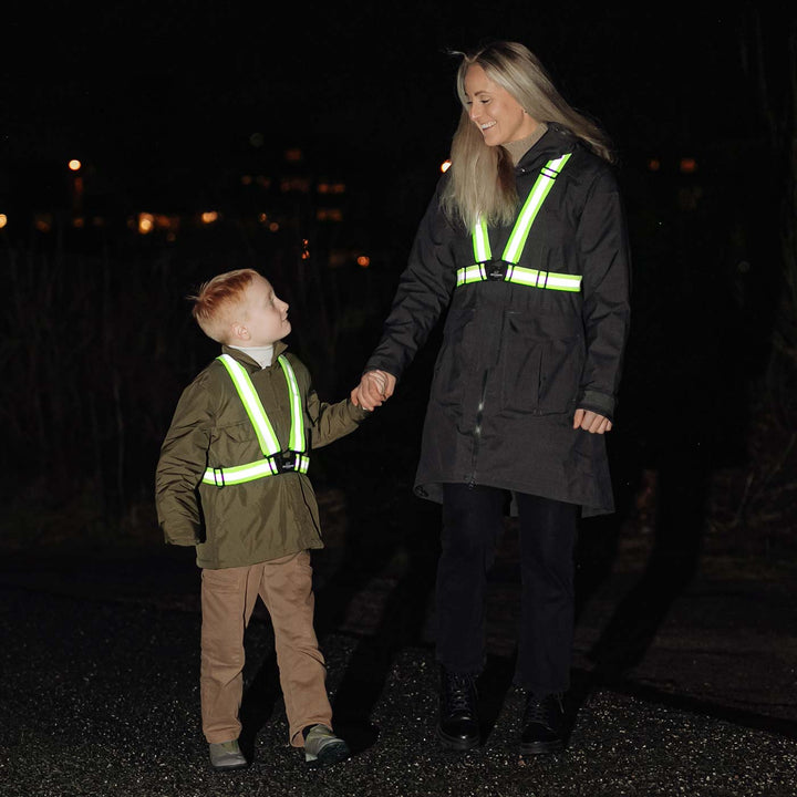 B-SEEN & SAFE reflective harness, Yellow