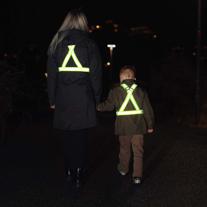 B-SEEN & SAFE reflective harness, Yellow