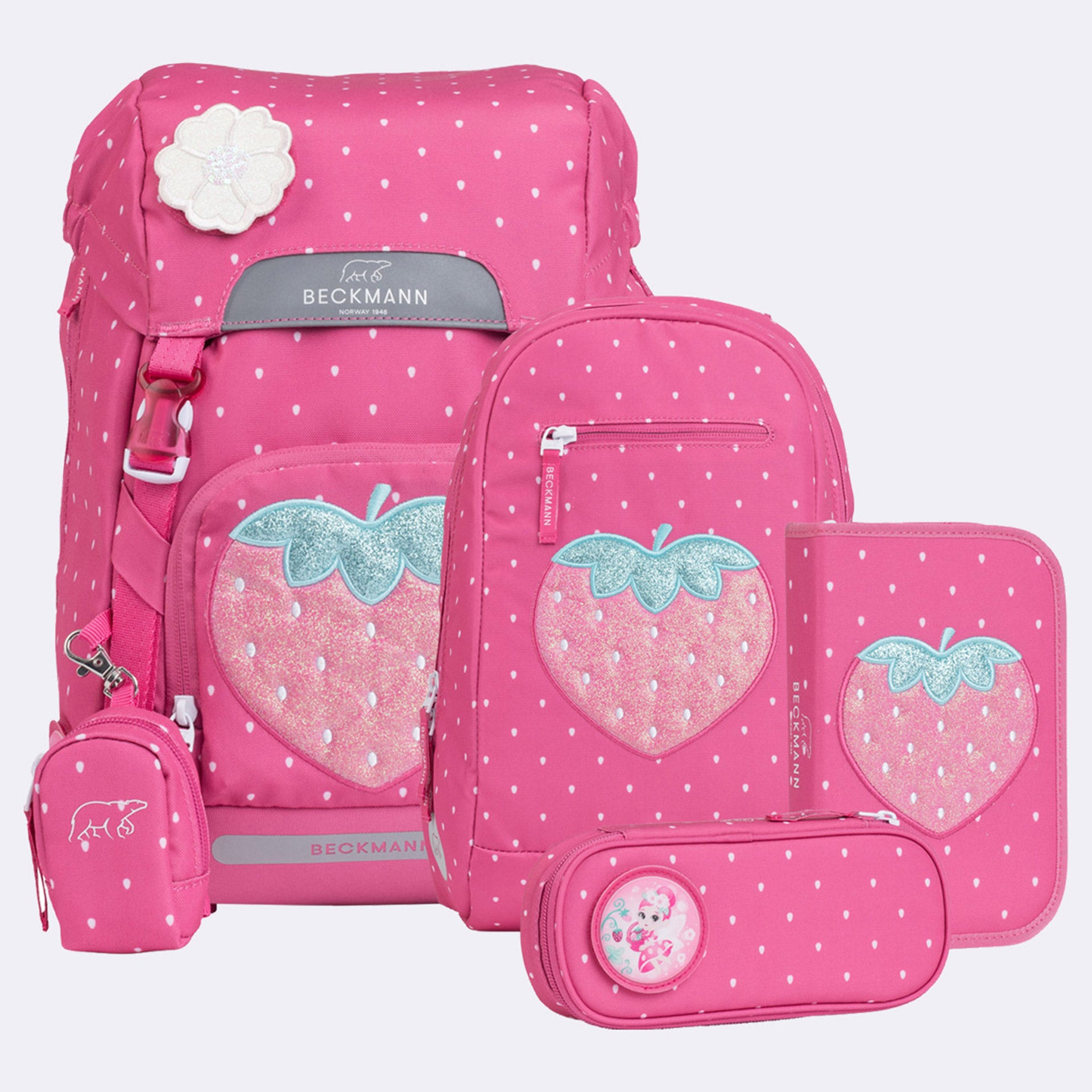 Classic 6 Piece Set, Strawberry – Beckmann Norway
