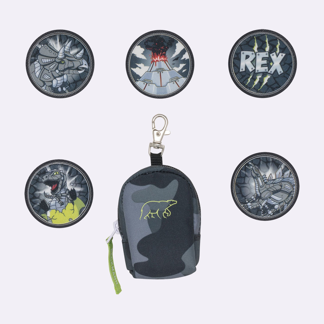 camo mini backpack keychain SHARKS IN PARIS (CAMO EDITION) SPRAYGROUND 3 1/2 Thickness 3M CAMO TRANSPORTER KEYCHAIN