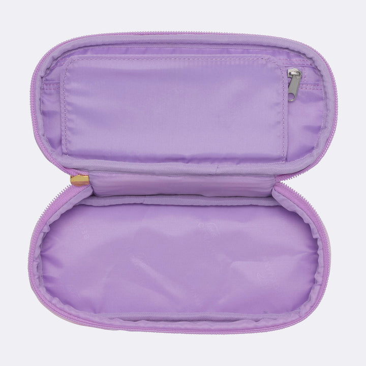 Oval pencil case, Unicorn Princess Purple