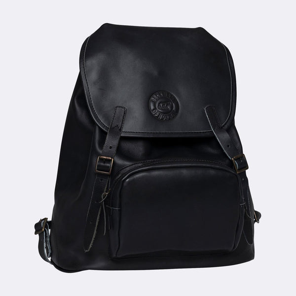 Leather backpack 18 liter, Black – Beckmann Norway