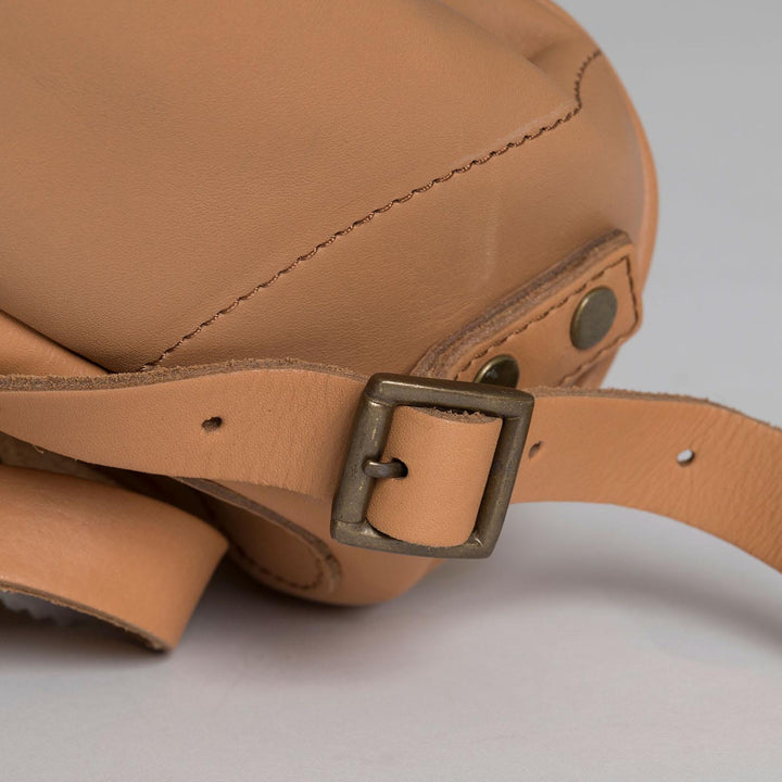 Leather backpack 27 liter, Nature