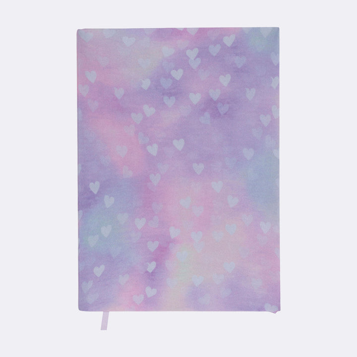 Elastic book cover, Unicorn Princess Purple