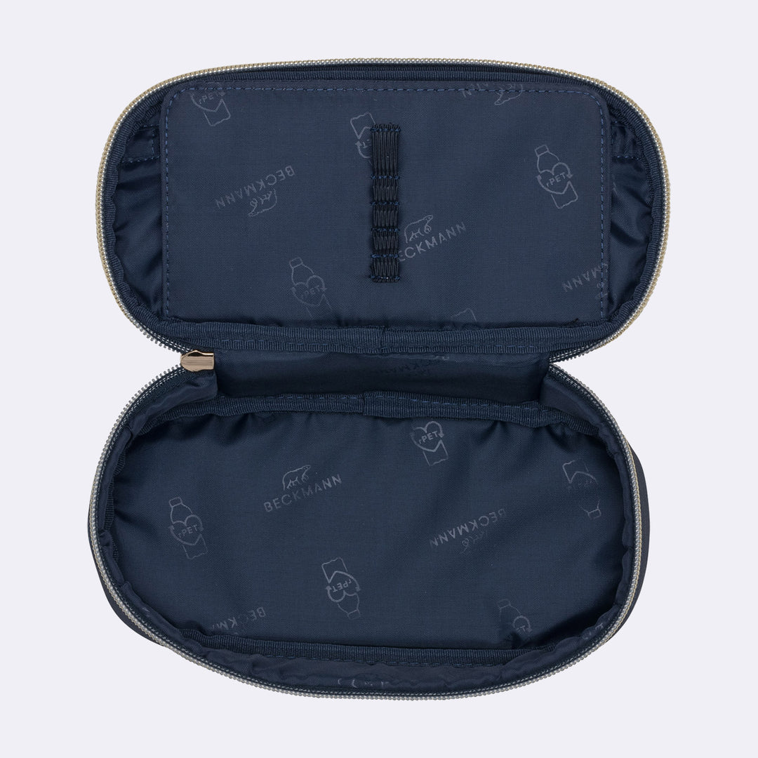 Oval pencil case Sport, Blue Gold