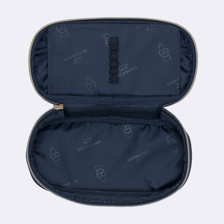 Oval pencil case Sport, Blue Gold