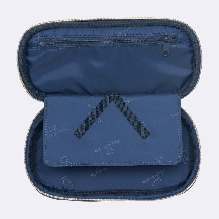 Oval pencil case Sport Junior, Blue Bow