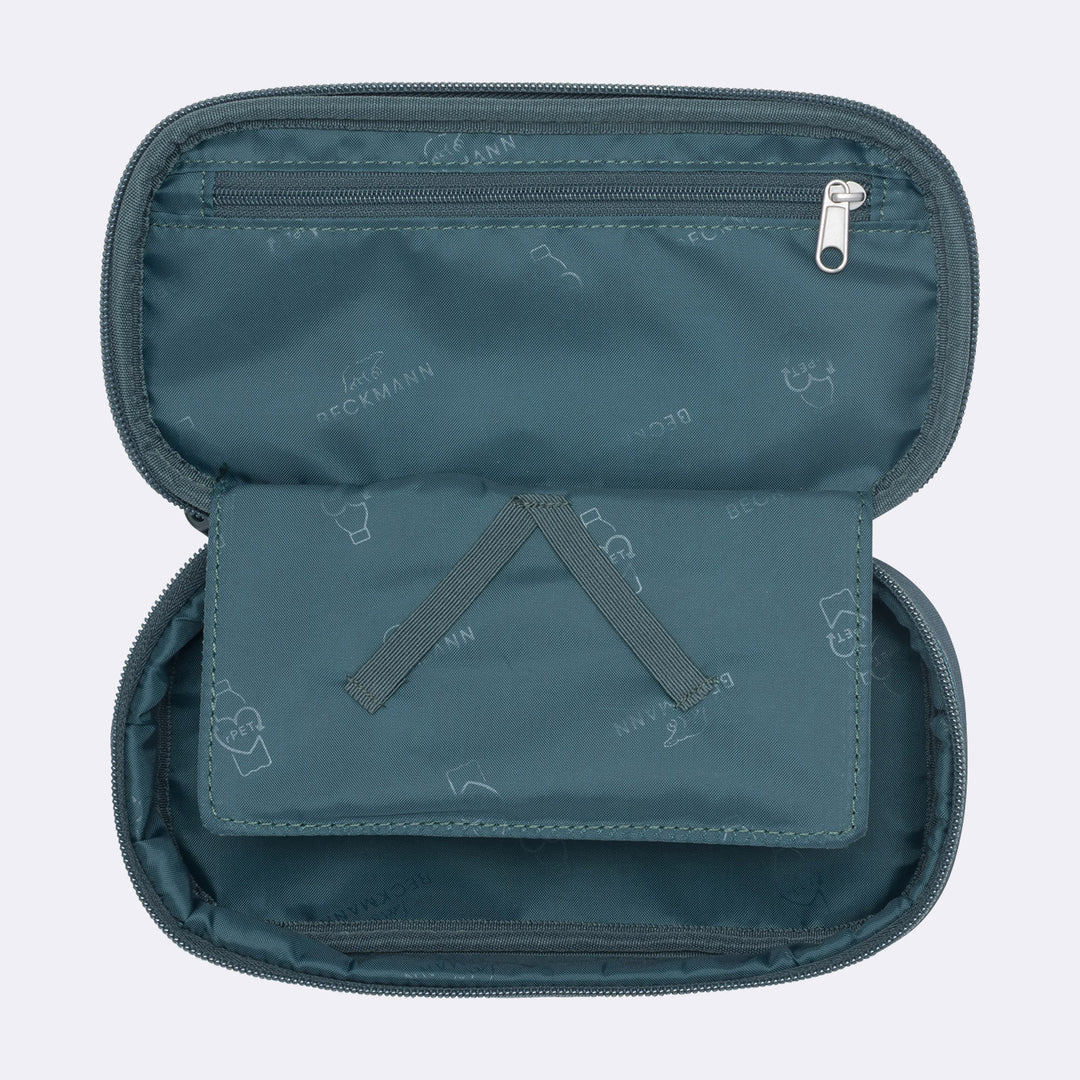 Oval pencil case Sport Junior, Dark Green