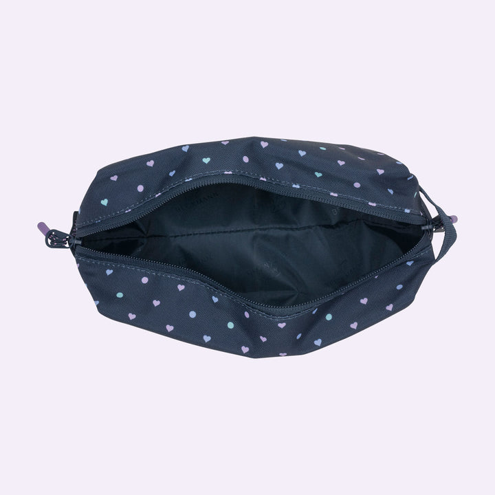 Kulturbeutel Sport, Blue Hearts
