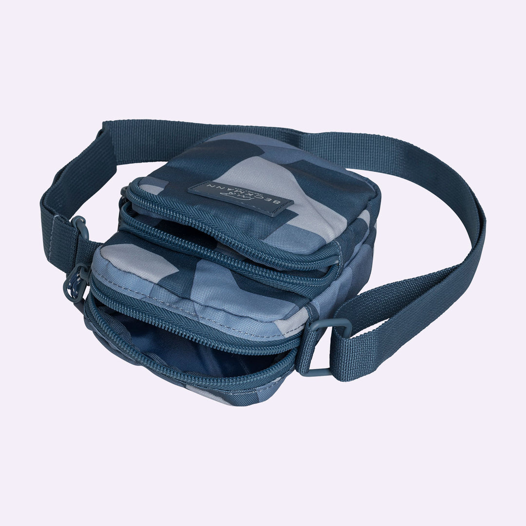 Crossbodybag Sport, Blue Camo