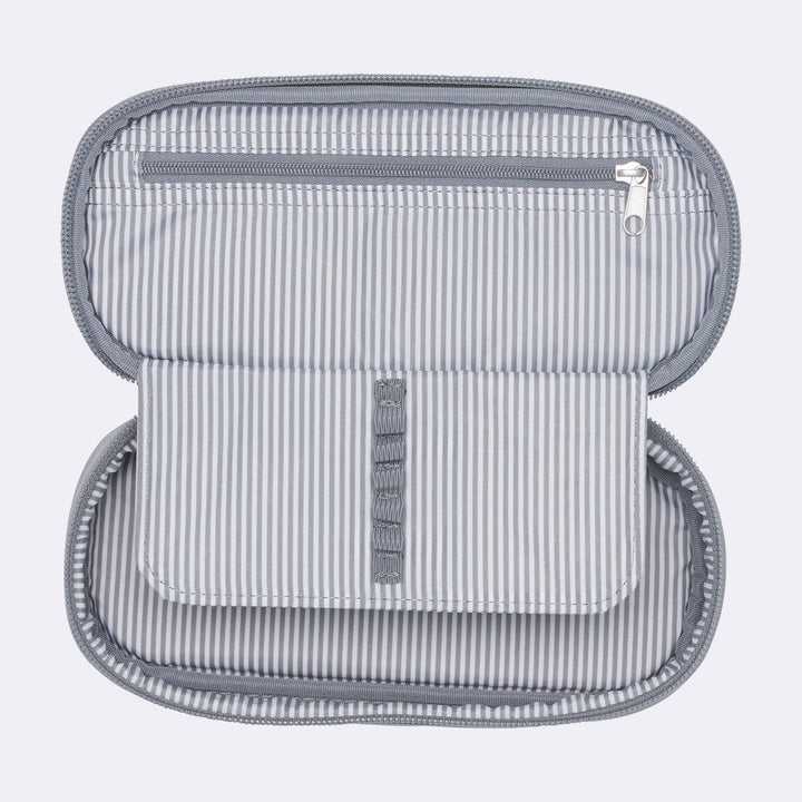 Oval pencil case, Steel Grey
