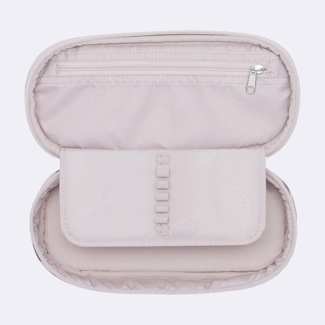 Oval pencil case, Leopard