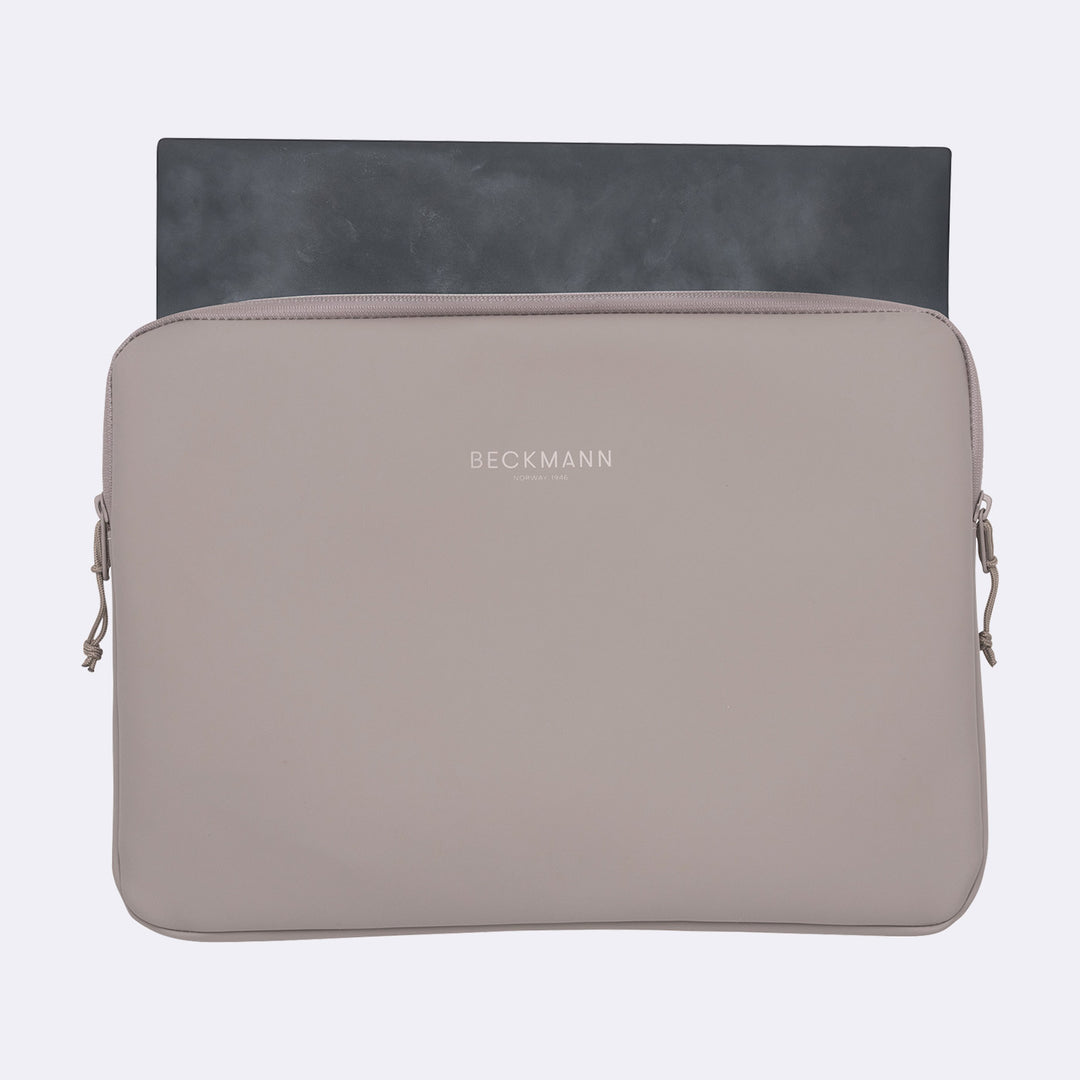 Laptop sleeve medium Street, Warm Grey