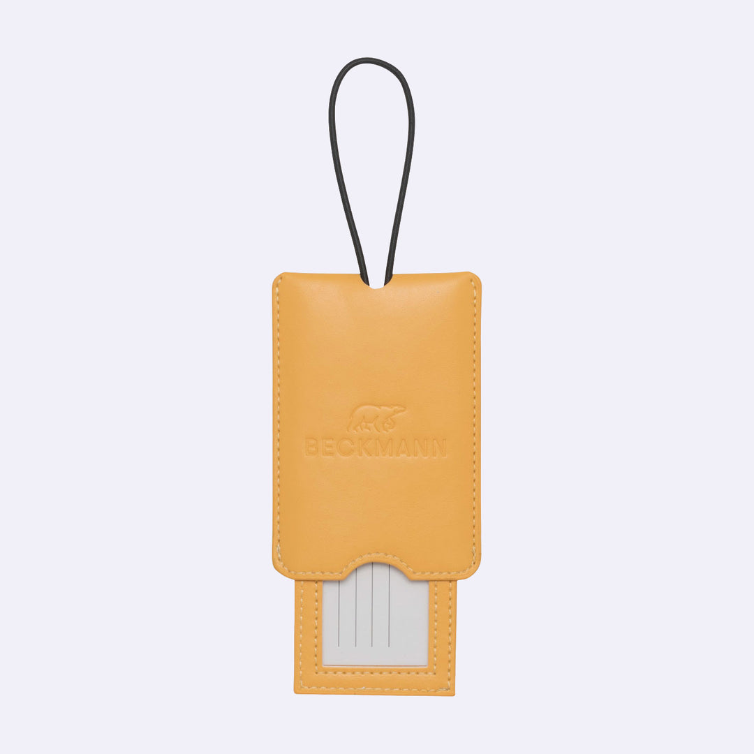 Luggage tag, Yellow