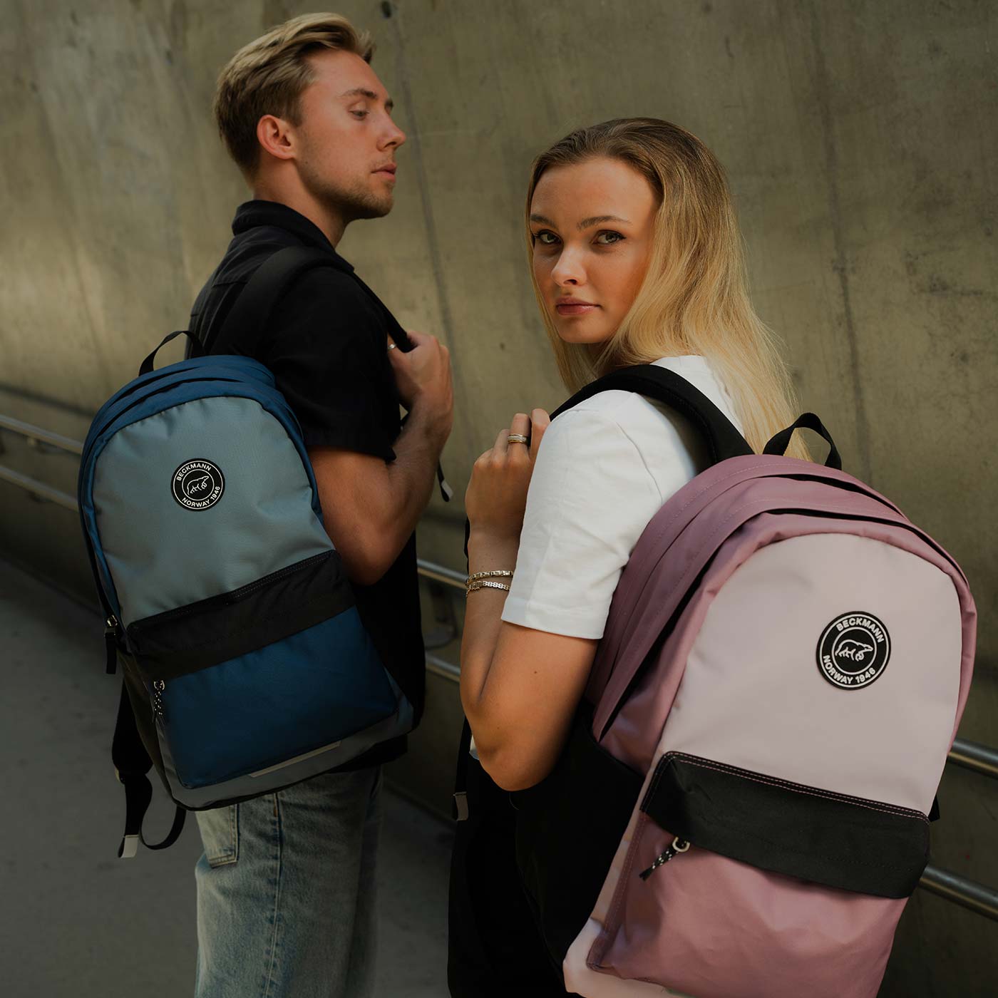 City, Pink Colorblock – Beckmann Norway