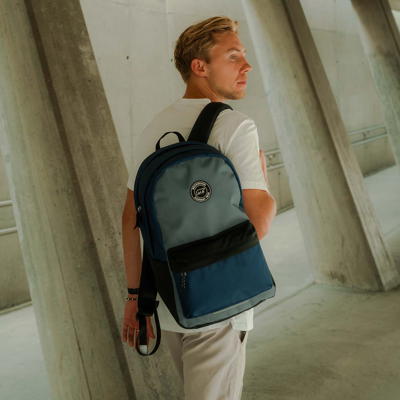 ヘラクレス　流通経済大学サッカー　迷彩バックパック & ジャケットセッ City, Green Colorblock – Beckmann Norway