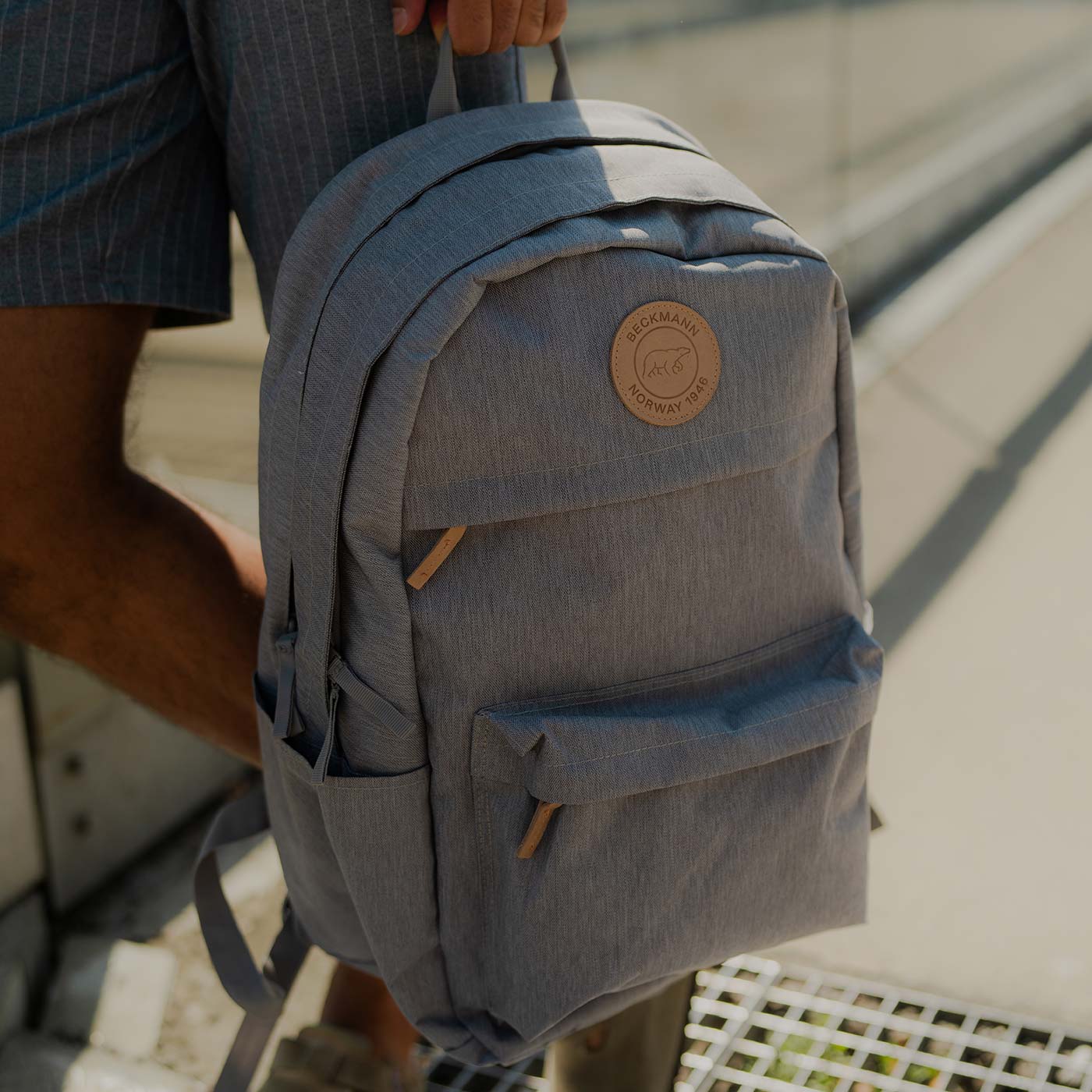BECKMANN CITY Max バックパック City Max, Grey – Beckmann Norway