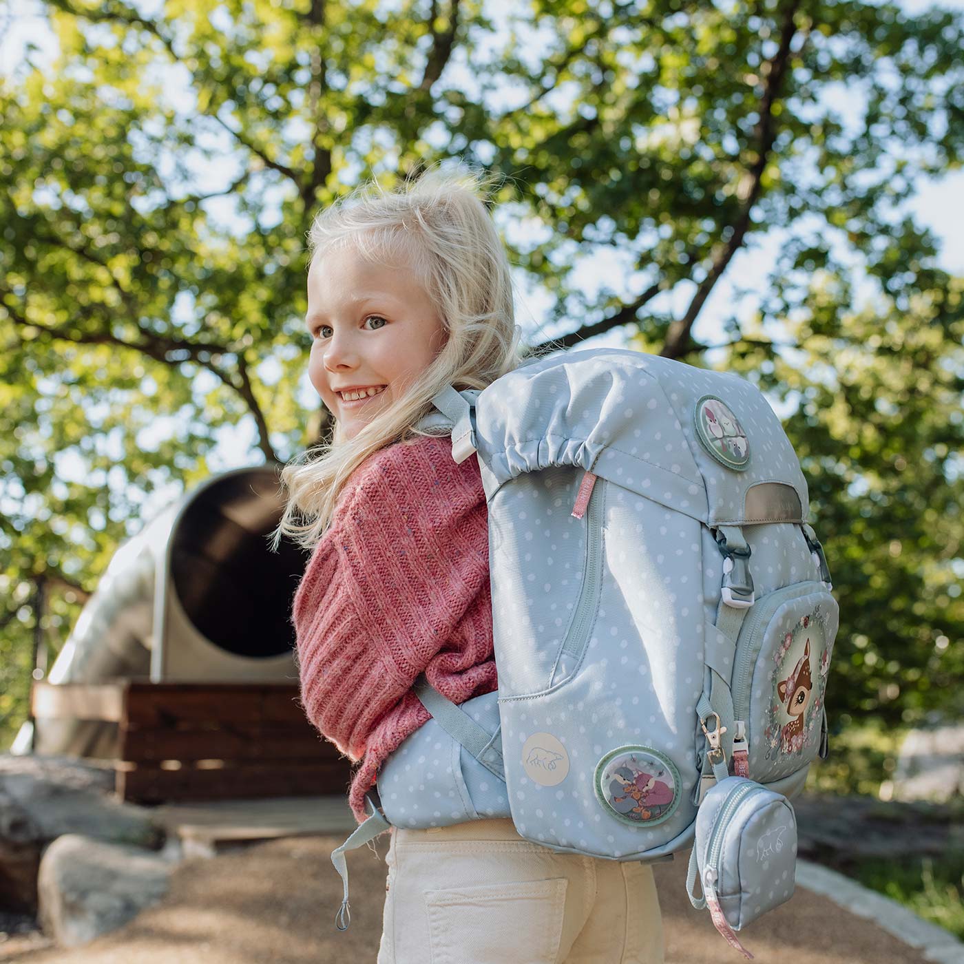 Classic, Forest Deer Dusty Mint – Beckmann Norway