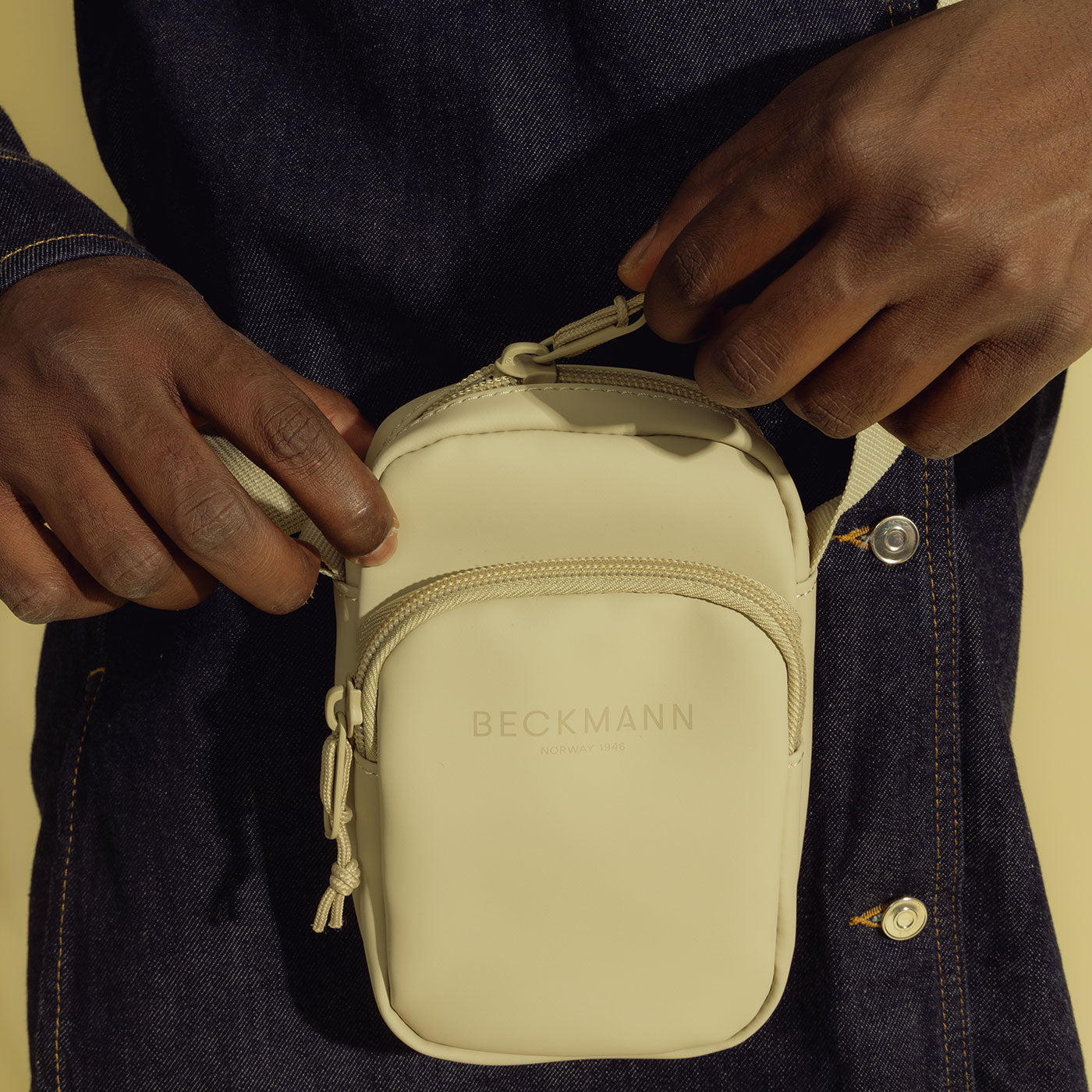 Crossbodybag Street, Beige – Beckmann Norway