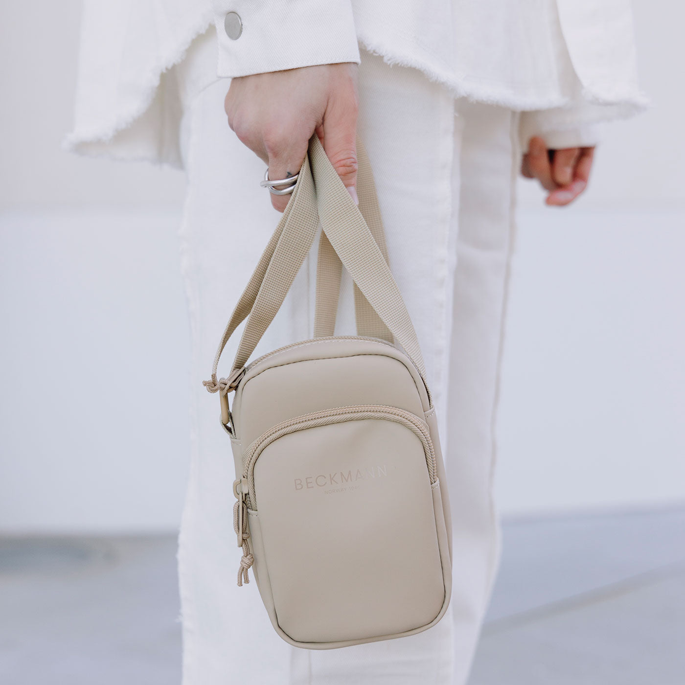 Crossbodybag Street, Beige – Beckmann Norway