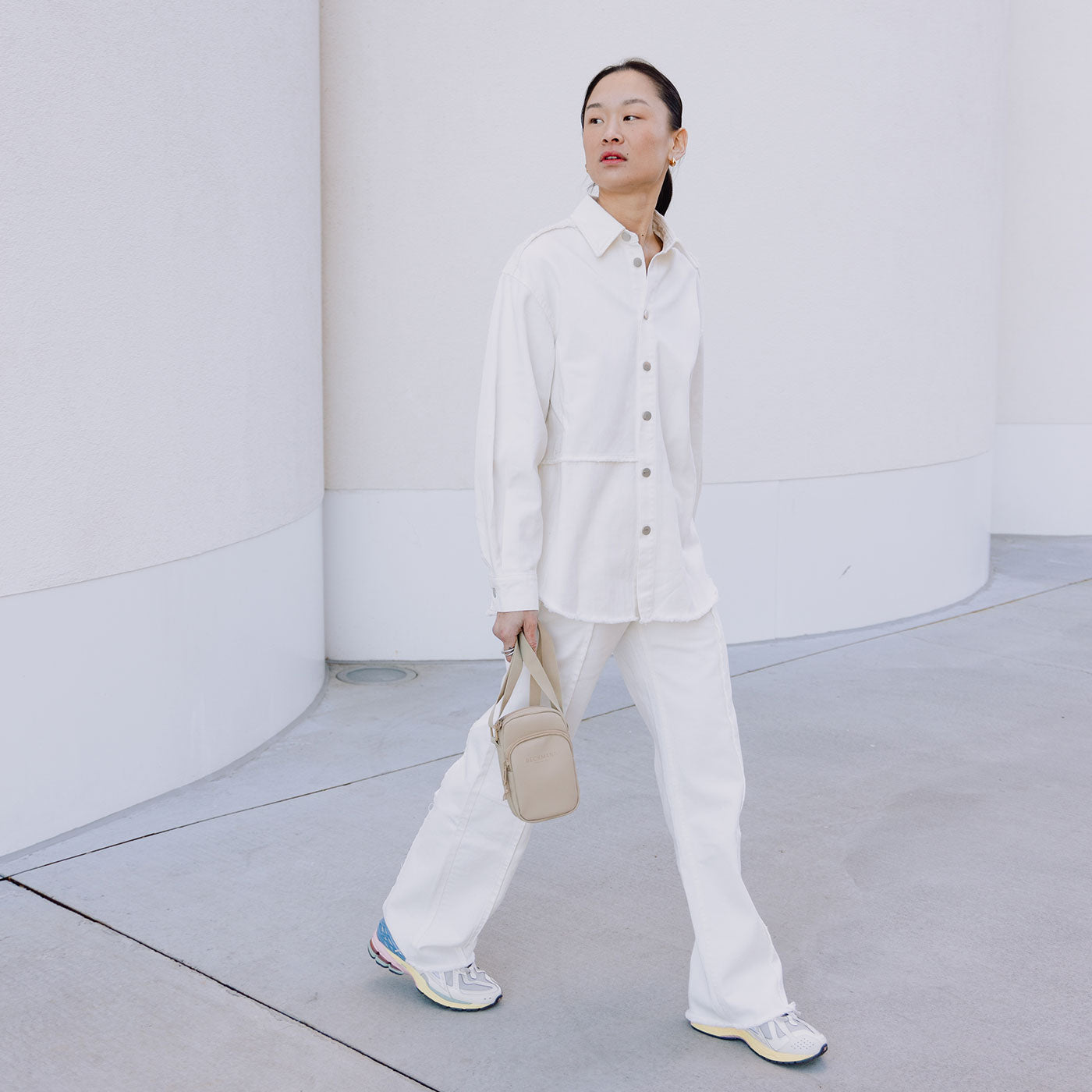 citynwoman ナローベルトハンドルバッグ・p714620 アイボリー Crossbodybag Street, Beige – Beckmann Norway