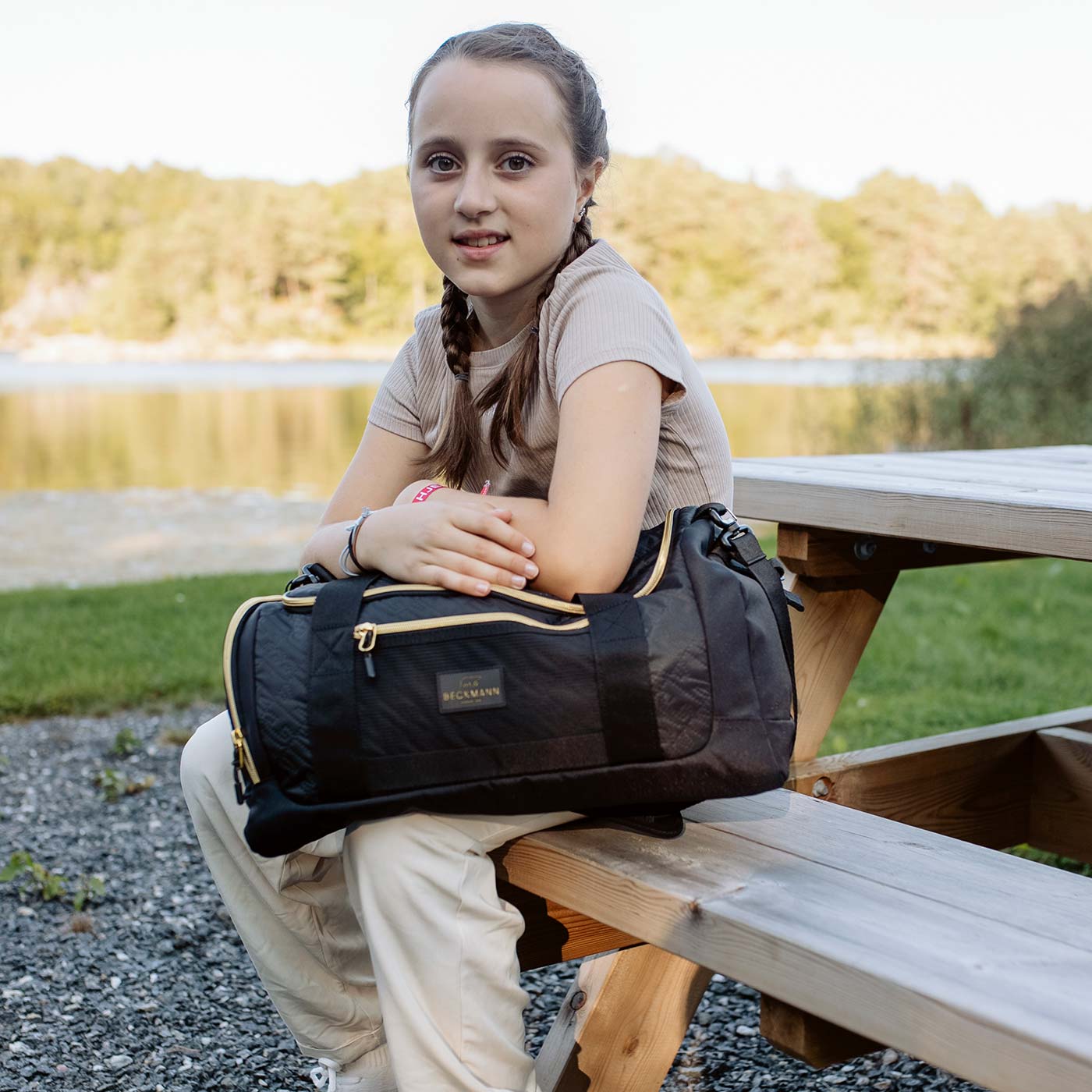 Duffelbag Sport, Black Gold – Beckmann Norway