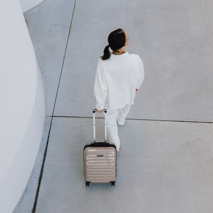 Carry-on suitcase Infinity, Champagne