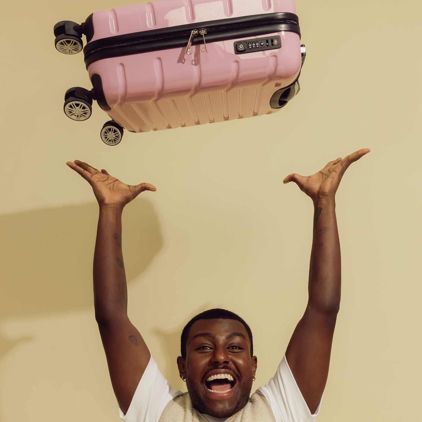 Carry-on suitcase Infinity, Pink – Beckmann Norway
